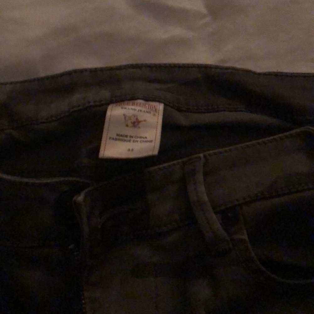 Camo print True Religion jeans